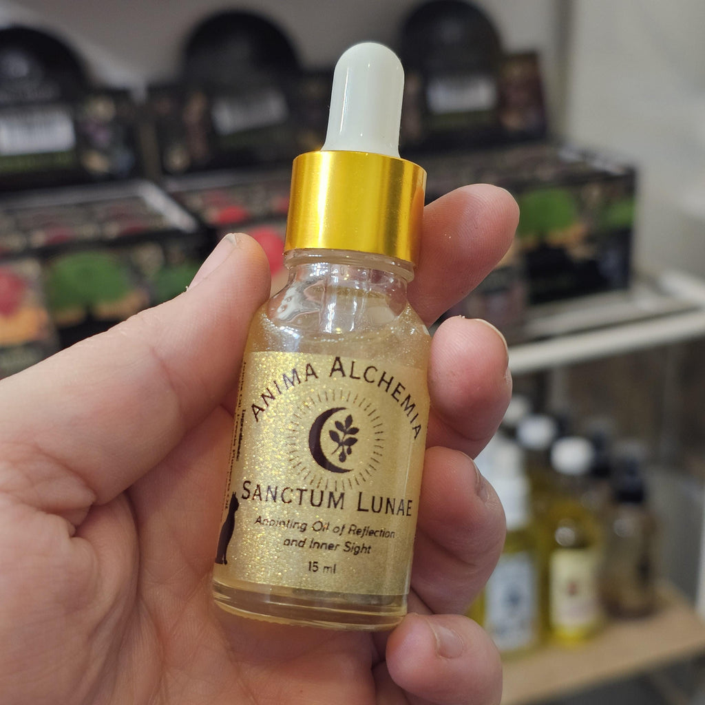 Anima Alchemia Sanctum Lunae – Anointing Oil of Intuition, Dreamwork, and Divine Feminine