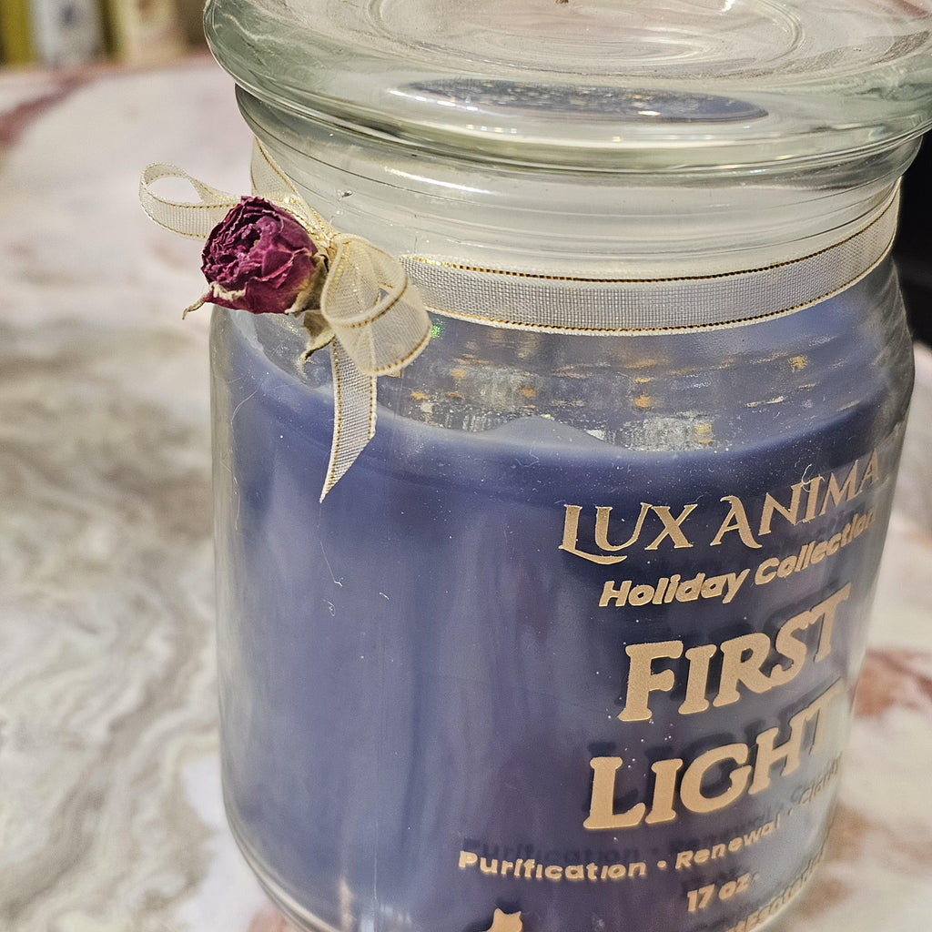 Gift LUX ANIMA Holiday Collection Ritual Jar Candles Purification, Peace, Love, Serenity