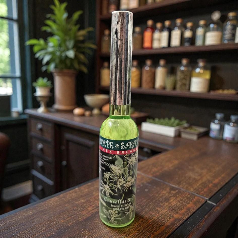 Rompe Saraguey Hex Breaker Cologne Spiritual Cleansing and Uncrossing Remove Negative Energy Ritual Cologne