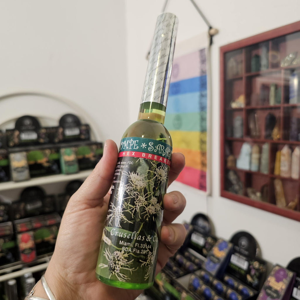 Rompe Saraguey Hex Breaker Cologne Spiritual Cleansing and Uncrossing Remove Negative Energy Ritual Cologne