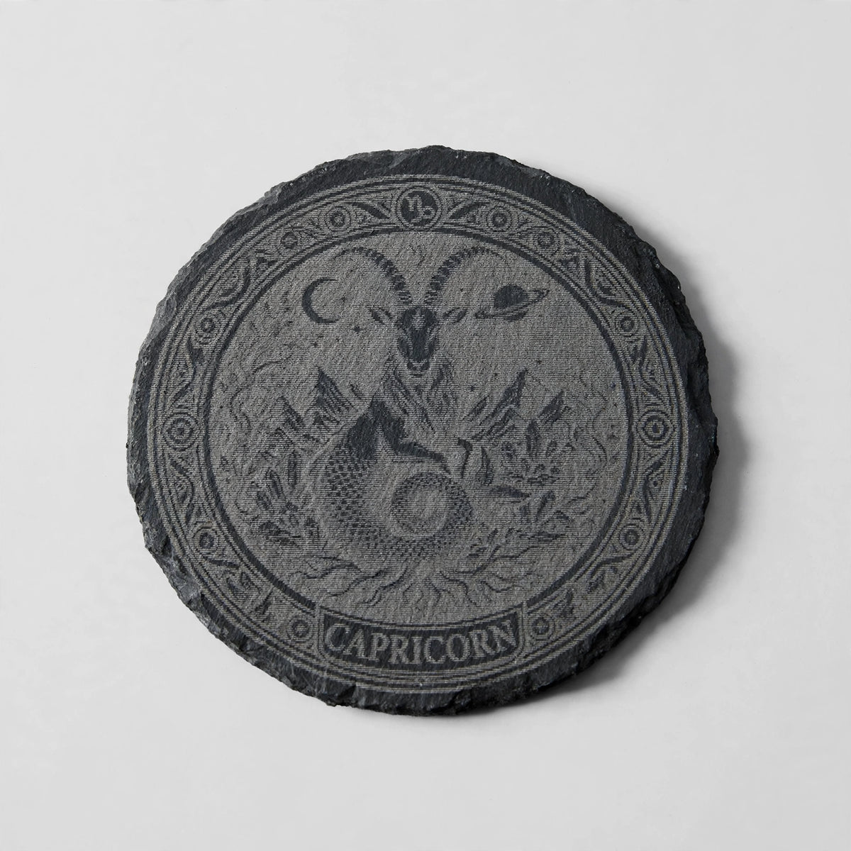 Zodiac Slate Coaster – Laser Engraved Astrology Coaster