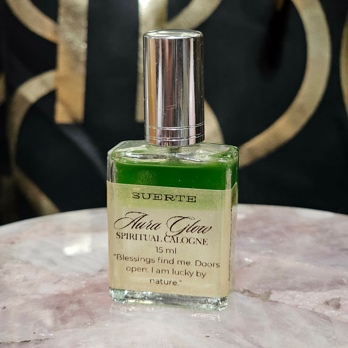 Aura Glow Spiritual Cologne for Protection Love Luck and Riches