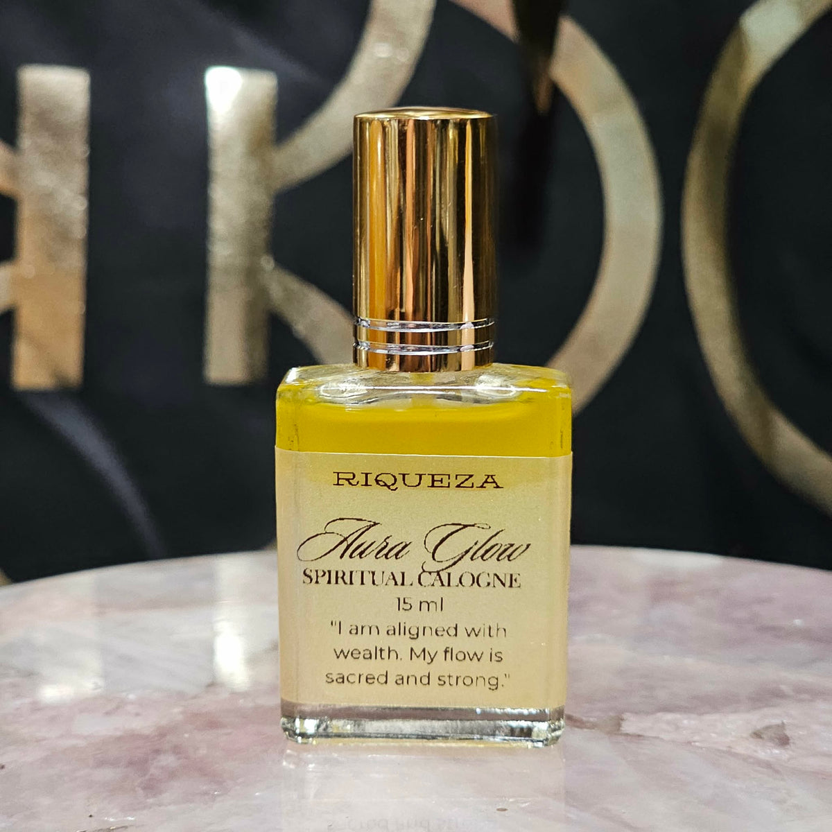 Aura Glow Spiritual Cologne for Protection Love Luck and Riches